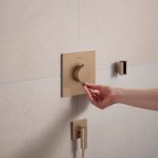 Hansgrohe Ecostat Comfort E Termostats, 1 funkcija, Brushed Bronze 4