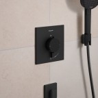 Hansgrohe Ecostat Comfort E Termostats, 1 funkcija, Matt Black 3