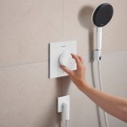 Hansgrohe Ecostat Comfort E Termostats, 1 funkcija, Matt White 3