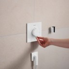 Hansgrohe Ecostat Comfort E Termostats, 1 funkcija, Matt White 2