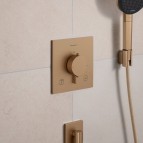 Hansgrohe Ecostat Comfort E Termostats, 2 funkcijām, Brushed bronze 4