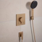 Hansgrohe Ecostat Comfort E Termostats, 2 funkcijām, Brushed bronze 3