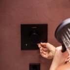 Hansgrohe Ecostat Comfort E Termostats, 2 funkcijām, Matt Black 6