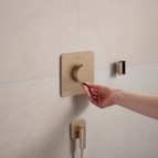 Hansgrohe Ecostat Comfort Q Termostats, 1 funkcija, Brushed Bronze 2