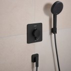 Hansgrohe Ecostat Comfort Q Termostats, 1 funkcija, Matt Black 2