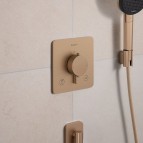 Hansgrohe Ecostat Comfort Q Termostats, 2 funkcijas, Brushed Bronze 5