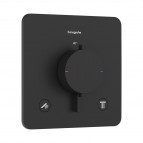 Hansgrohe Ecostat Comfort Q Termostats, 2 funkcijas, Matt Black