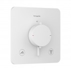 Hansgrohe Ecostat Comfort Q Termostats, 2 funkcijas, Matt White