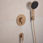 Hansgrohe Ecostat Comfort S Termostats, 2 funkcijas, Brushed bronze 4