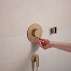 Hansgrohe Ecostat Comfort S Termostats, 2 funkcijas, Brushed bronze 2