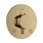 Hansgrohe Ecostat Comfort S Termostats, 2 funkcijas, Gold