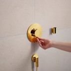 Hansgrohe Ecostat Comfort S Termostats, 2 funkcijas, Gold 4