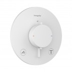 Hansgrohe Ecostat Comfort S Termostats, 2 funkcijas, Matt White