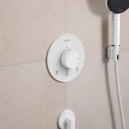 Hansgrohe Ecostat Comfort S Termostats, 2 funkcijas, Matt White 5