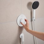 Hansgrohe Ecostat Comfort S Termostats, 2 funkcijas, Matt White 4