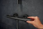 Hansgrohe Ecostat Fine Dušas termostats, Brushed Black Chrome 3