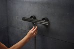 Hansgrohe Ecostat Fine Dušas termostats, Brushed Black Chrome 4