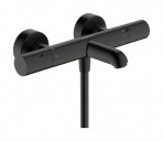 Hansgrohe Ecostat Fine vannas/dušas termostats, Brushed Black Chrome