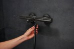 Hansgrohe Ecostat Fine vannas/dušas termostats, Brushed Black Chrome 3