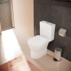 EluPura Original S Rimless pods ar cisternu + SC vāks, Balts 2