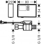 Hansgrohe F23 Plūsmas mērītājs 2