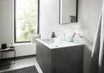 Hansgrohe Finoris 110, 3-daļīgs izlietnes maisītājs, push-open, MW 4