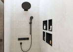 Hansgrohe Fixfit dušas izvads no sienas Square, Matt Black 5