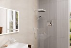 Hansgrohe Fixfit dušas izvads no sienas Square, Matt White 3