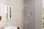 Hansgrohe Fixfit dušas izvads no sienas Square, Matt White 5