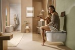 Hansgrohe LavaPura Element S Sienas dušas tualetes komplekts, White 5