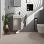 Hansgrohe Metropol izlietnes jaucējkrāns 100, push-open, Matt Black 5