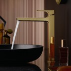 Hansgrohe Смеситель для раковины Metropol 260 push-open, Gold 4