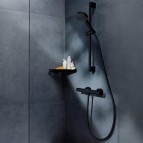 Hansgrohe Pulsify Select S Dušas sistēma 105, 3jet, 65 cm,Melns matēts 11