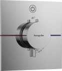 Hansgrohe ShowerSelect Comfort E Termostats, 1 funkcija, hroms