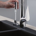 Hansgrohe Šķidro ziepju dozators A41, hroms 3