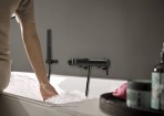 Hansgrohe Vannas maisītājs Finoris, Brushed Black Chrome 3