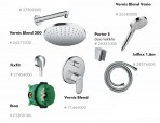 Hansgrohe Vernis Blend dušas komplekts 8in1, Hroms 2