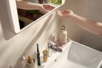 Hansgrohe Xarita Lite Q Spogulis ar LED, 500/30, Matt White 5