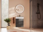 Hansgrohe Xarita Lite S  Spogulis ar LED, 700/30, Matt Black 3