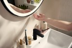 Hansgrohe Xarita Lite S Spogulis ar LED, 900/30, Matt Black 4