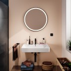 Hansgrohe Xarita Lite S Spogulis ar LED gaismām, 700/30, Matt Black 5