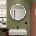 Hansgrohe Xarita Lite S Spogulis ar LED gaismām, 700/30, Matt Black 6