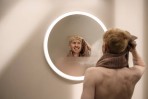 Hansgrohe Xarita Lite S Spogulis ar LED, 700/30, Matt White 6