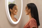 Hansgrohe Xarita Lite S Spogulis ar LED, 700/30, Matt White 7