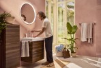 Hansgrohe Xarita S Spogulis ar LED, 700/50, Matt White 5