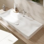 Hansgrohe Xelu Q Izlietne, slīpēta 1000/480, SmartClean, balta 5