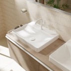 Hansgrohe Xelu Q Izlietne, slīpēta 600/480, SmartClean, balta 3