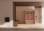 Harvia Onni Sienna Duo infrasarkano staru kabīne 1073x1300x2000 mm 3