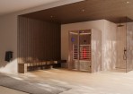 Harvia Onni Sienna Duo infrasarkano staru kabīne 1073x1300x2000 mm 4