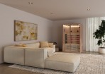 Harvia Onni Sienna Duo infrasarkano staru kabīne 1073x1300x2000 mm 6